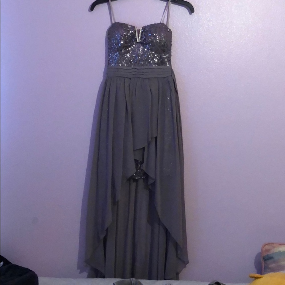 Silver sparkle dress